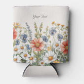 Kleurrijke Wildflower Koelbox Blikjeskoeler (Voorkant)