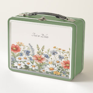 Kleurrijke Wildflower Lunchbox