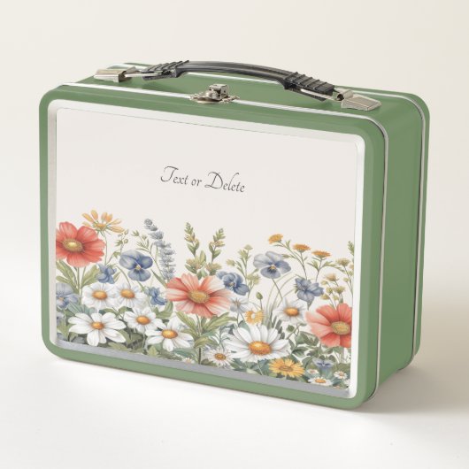Kleurrijke Wildflower Lunchbox (Voorkant)