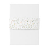 Kleurrijke Wildflower Meadow Flower Wedding Uitnodigingen Wikkel (Achterkant Voorbeeld)