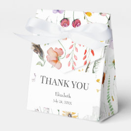 Kleurrijke Wildflower Meadow Vrijgezellenfeest dan Bedankdoosjes