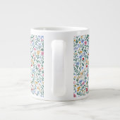 Kleurrijke Wildflower Pattern Specialty Mok (Achterkant)