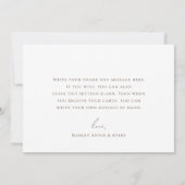 Kleurrijke Wildflower Platte Foto Verjaardagsfeest Bedankkaart (Achterkant)