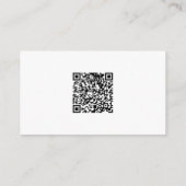 Kleurrijke Wildflower QR code Baby Registry Informatiekaartje (Achterkant)