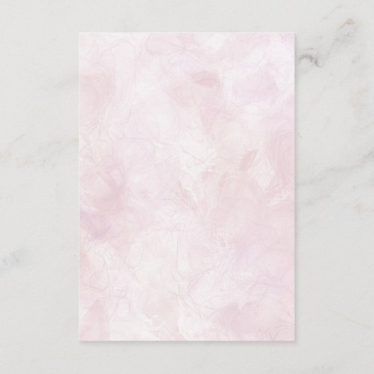 Kleurrijke Wildflower Spring Informatiekaartje (Achterkant)