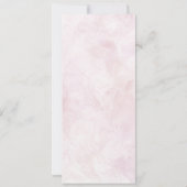 Kleurrijke Wildflower Spring Menu Afstuderen Kaart (Achterkant)