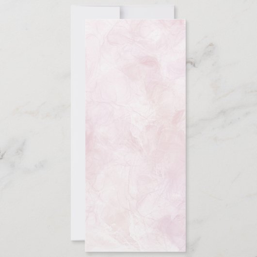 Kleurrijke Wildflower Spring Menu Afstuderen Kaart (Achterkant)