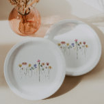 Kleurrijke Wildflower Verjaardag Party Papier Papieren Bordje<br><div class="desc">Deze kleurrijke wildflower verjaardagsfeest papieren borden zijn ideaal voor uw eenvoudige, grillige boho regenboog zomerfeest. De felle, betoverde roze, gele, oranje en gouden kleurbloemen geven dit product het gevoel van een minimalistische, elegante hippie-voorjaarstuin. Het moderne ontwerp is kunstzinnig en delicaat, met een klassieke aardse weide die in waterverf is gemaakt....</div>