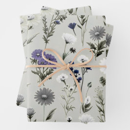 Kleurrijke Wildflower Verjaardag Wrap Inpakpapier Vel