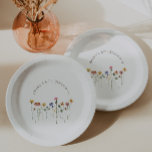 Kleurrijke Wildflower verjaardagsfeestje Papieren Bordje<br><div class="desc">Deze kleurrijke wildflower verjaardagsfeest papieren borden zijn ideaal voor uw eenvoudige, grillige boho regenboog zomerfeest. De felle, betoverde roze, gele, oranje en gouden kleurbloemen geven dit product het gevoel van een minimalistische, elegante hippie-voorjaarstuin. Het moderne ontwerp is kunstzinnig en delicaat, met een klassieke aardse weide die in waterverf is gemaakt....</div>