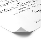 Kleurrijke Wildflower Vrijgezellenfeest Drinken Me Poster (Hoek)