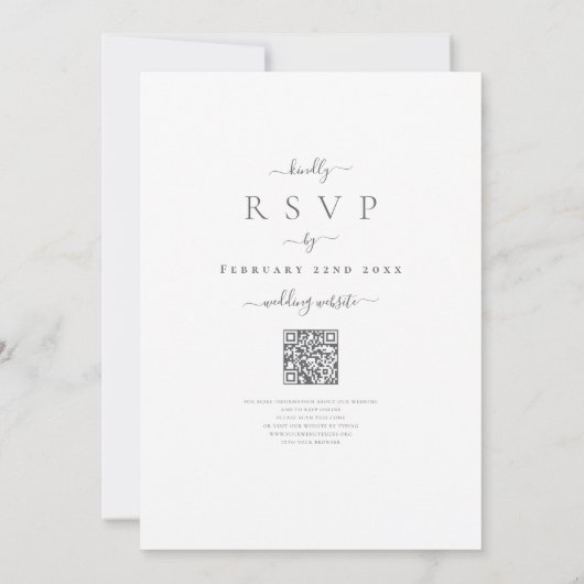 Kleurrijke Wildflower Waterverf Boho QR Code Kaart (Achterkant)