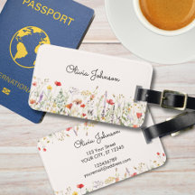 Kleurrijke Wildflower Waterverf Summer Floral