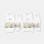 Kleurrijke Wildflower Wedding Favor Box Bedankdoosjes (Uitgevouwen)