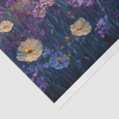 Kleurrijke Wildflowers bij Sunset Decoupage Tissuepapier (Detail)