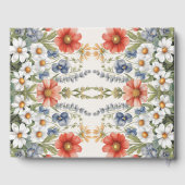 Kleurrijke Wildflowers Gastenboek (Achterkant)