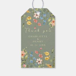 Kleurrijke Wildflowers Sage Garden Wedding Gift La Cadeaulabel