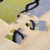 Kleurrijke Wind Abstracte Moderne Kunst Legpuzzel (Zijkant)
