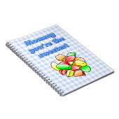Kleurrijke Wine Gums Notitieboek (Rechterzijde)
