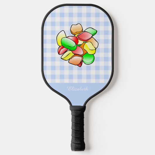 Kleurrijke Wine Gums Pickleball Paddle (Voorkant)