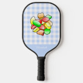Kleurrijke Wine Gums Pickleball Paddle (Achterkant)