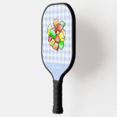 Kleurrijke Wine Gums Pickleball Paddle (Links)