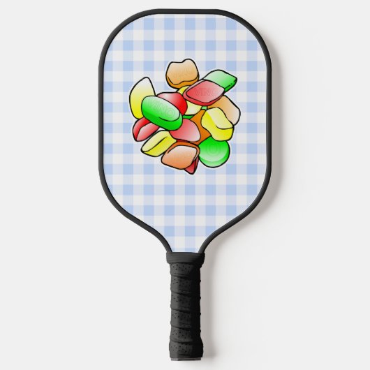 Kleurrijke Wine Gums Pickleball Paddle (Voorkant)