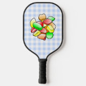 Kleurrijke Wine Gums Pickleball Paddle (Achterkant)