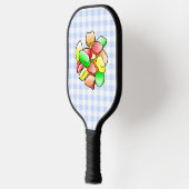 Kleurrijke Wine Gums Pickleball Paddle (Links)