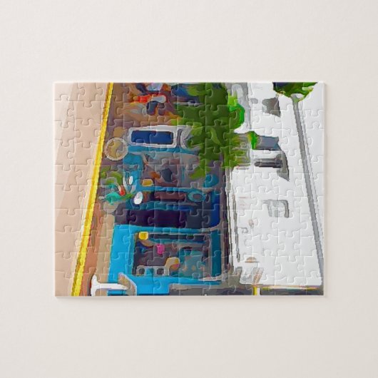Kleurrijke winkels in Key West Legpuzzel (Horizontaal)