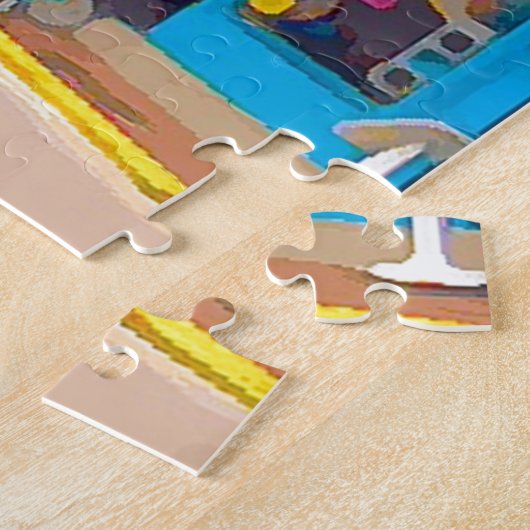 Kleurrijke winkels in Key West Legpuzzel (Zijkant)