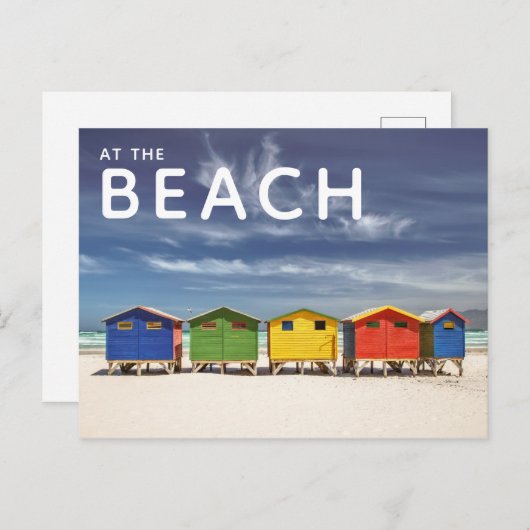 Kleurrijke winkels | Muizenberg, Zuid-Afrika Briefkaart (Voorkant / Achterkant)