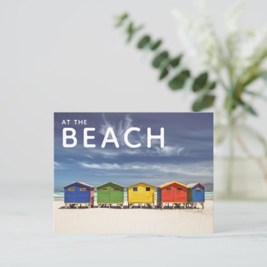 Kleurrijke winkels | Muizenberg, Zuid-Afrika Briefkaart (Staand voorkant)