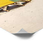 Kleurrijke winkels | Muizenberg, Zuid-Afrika Poster (Hoek)