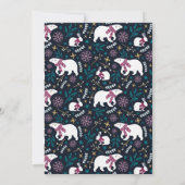 Kleurrijke Winter OneDerland Verjaardag Kaart (Achterkant)