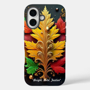"Kleurrijke wintercharme" iPhone 16 Hoesje
