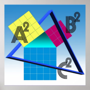 Kleurrijke Wiskunde Poster