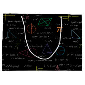 Kleurrijke wiskundige vergelijkingen Wiskunden Groot Cadeauzakje (Achterkant)