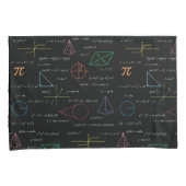 Kleurrijke wiskundige vergelijkingen Wiskunden Kussensloop (Voorkant-Rechts)