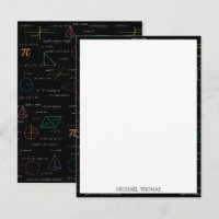 Kleurrijke wiskundige vergelijkingen Wiskunden