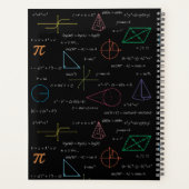 Kleurrijke wiskundige vergelijkingen Wiskunden Planner (Achterkant)