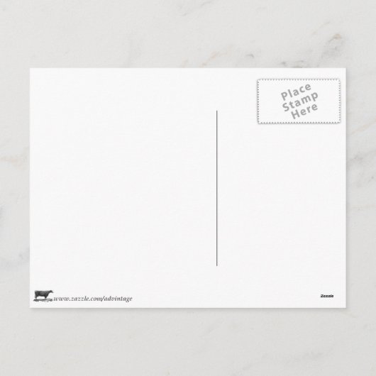 Kleurrijke witte kerstagel kaart (Achterkant)