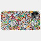  kleurrijke witte paisleypatronen Case-Mate iPhone case (Achterkant (horizontaal))