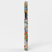  kleurrijke witte paisleypatronen Case-Mate iPhone case (Achterkant/rechts)