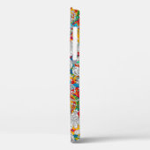 kleurrijke witte paisleypatronen Case-Mate iPhone case (Achterkant / Links)