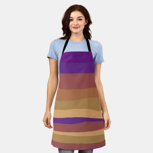 Kleurrijke woestijn11 schort (Gedragen)