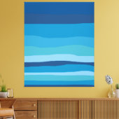 Kleurrijke woestijn7 canvas afdruk (Insitu (Woonkamer))