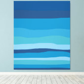 Kleurrijke woestijn7 canvas afdruk (Insitu (Houten vloer))