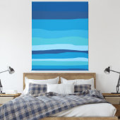 Kleurrijke woestijn7 canvas afdruk (Insitu (Slaapkamer))
