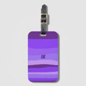 Kleurrijke woestijn bagagelabel (Voorkant (verticaal))